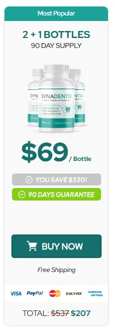Synadentix 3 bottle price